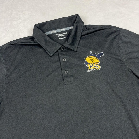 Champion Other - Champion Short Sleeve Polo Shirt Men L Black Football Vapor PowerTrain West V